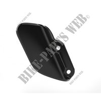 HEEL GUARD KIT BLACK for Royal Enfield INTERCEPTOR 650 TWIN EURO 4