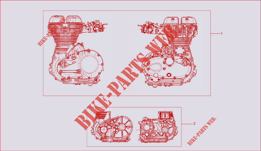 ENGINE ASSEMBLY for Royal Enfield CLASSIC 500 PEGASUS