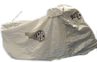 RETRO LOGO COVER GREY for Royal Enfield CLASSIC 500 STEALTH BLACK