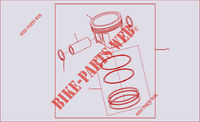 PISTON AND RINGS for Royal Enfield CLASSIC 500 EURO 3