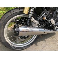 SCORPION SLIP ON SILENCERS (PAIR) for Royal Enfield CONTINENTAL GT 650 EURO 4