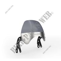 SHORT TINTED FLY SCREEN for Royal Enfield CONTINENTAL GT 650 EURO 4