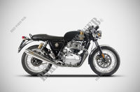 ZARD TWINS EXHAUST for Royal Enfield CONTINENTAL GT 650 EURO 4