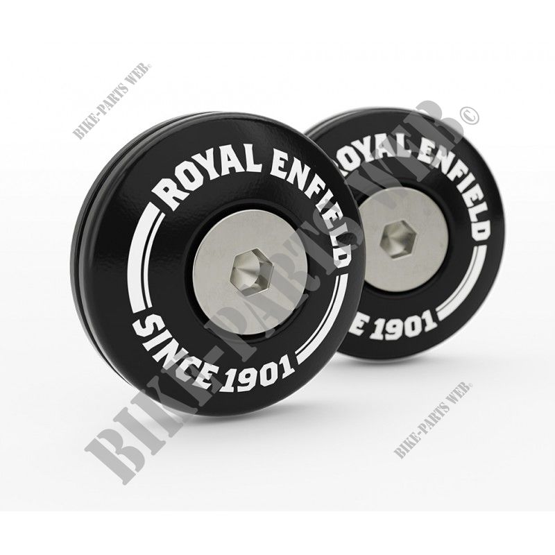 BAR END FINISHER KIT BLACK for Royal Enfield CONTINENTAL GT 650 EURO 4