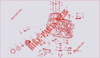 CRANKCASE PARTS RIGHT for Royal Enfield CONTINENTAL GT 535 EURO 4