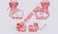 ENGINE ASSEMBLY for Royal Enfield CONTINENTAL GT 535 EURO 3